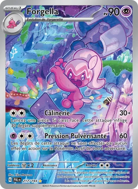 Carte Pokémon Forgella 217/193, extension Évolutions à Paldea