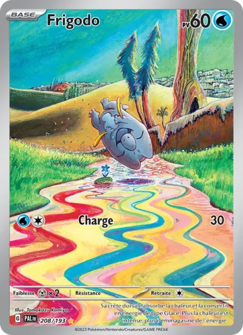 Carte Pokémon Frigodo 208/193, extension Évolutions à Paldea