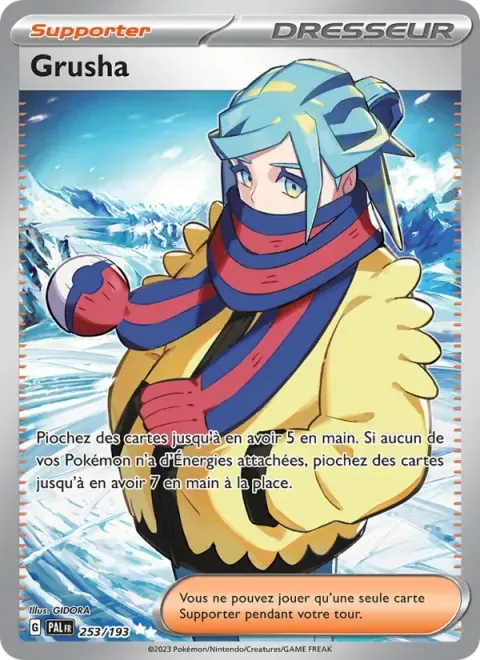 Carte Pokémon Grusha 253/193, extension Évolutions à Paldea