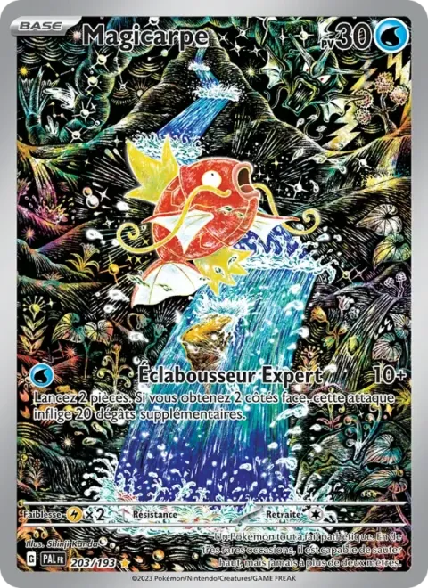Carte Pokémon Magicarpe 203/193, extension Évolutions à Paldea