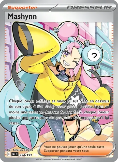 Carte Pokémon Mashynn 254/193, extension Évolutions à Paldea