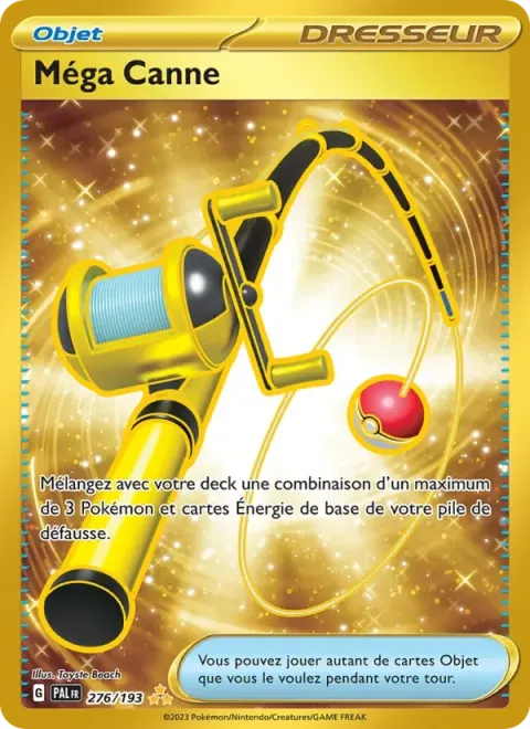 Carte Pokémon Méga Canne 276/193, extension Évolutions à Paldea