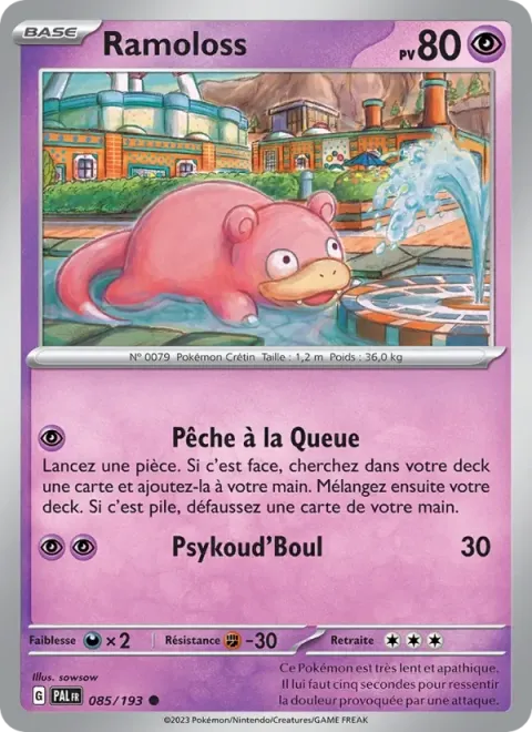 Carte Pokémon Ramoloss 085/193, extension Évolutions à Paldea