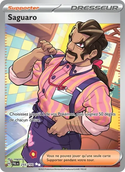 Carte Pokémon Saguaro 255/193, extension Évolutions à Paldea