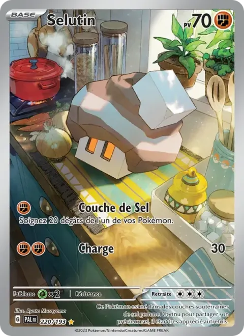 Carte Pokémon Selutin 220/193, extension Évolutions à Paldea