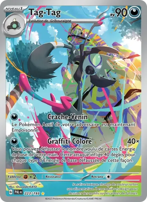 Carte Pokémon Tag-Tag 223/193, extension Évolutions à Paldea