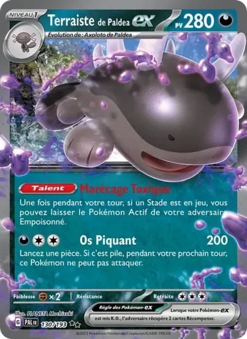 Carte Pokémon Terraiste de Paldea-ex 130/193, extension Évolutions à Paldea