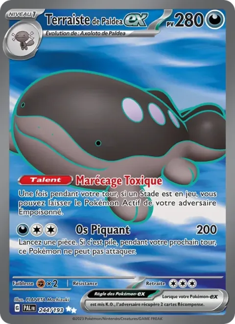 Carte Pokémon Terraiste de Paldea-ex 244/193, extension Évolutions à Paldea