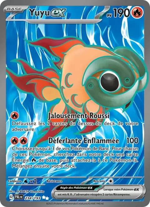 Carte Pokémon Yuyu-ex 234/193, extension Évolutions à Paldea