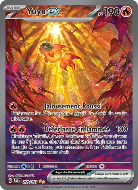 Carte Pokémon Yuyu-ex 259/193, extension Évolutions à Paldea