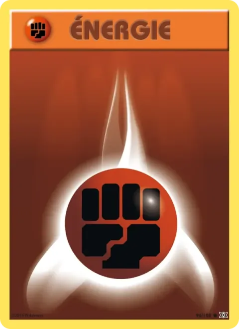 Carte Pokémon Énergie Combat 096/108, extension Évolutions
