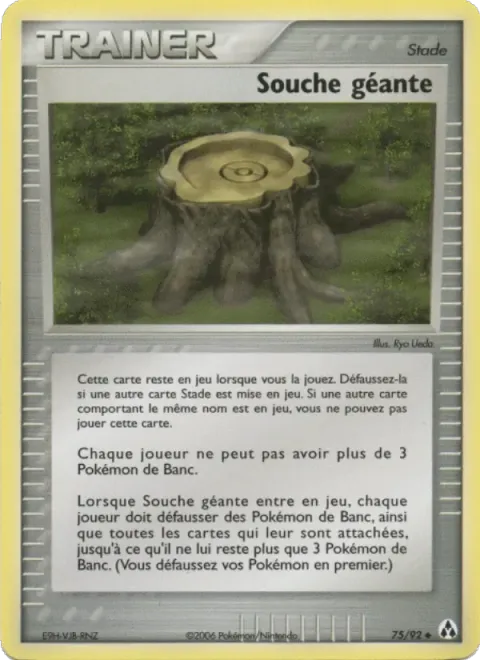 Carte Pokémon Souche géante 075/092, extension EX Créateurs de légendes
