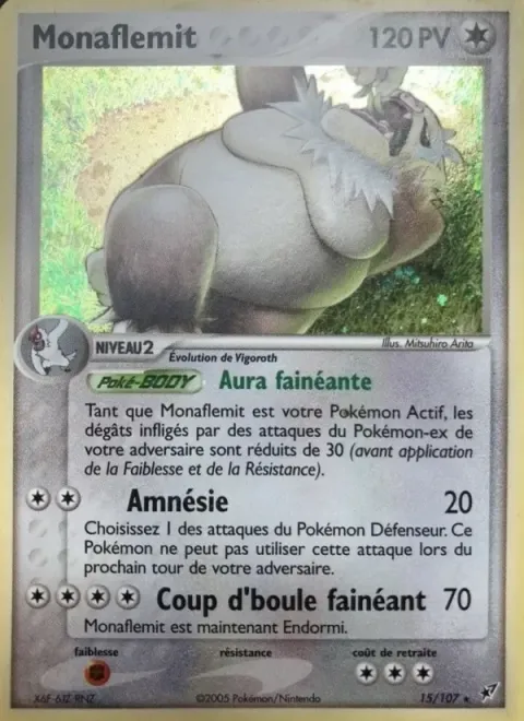 Carte Pokémon Monaflèmit 015/107, extension EX Deoxys