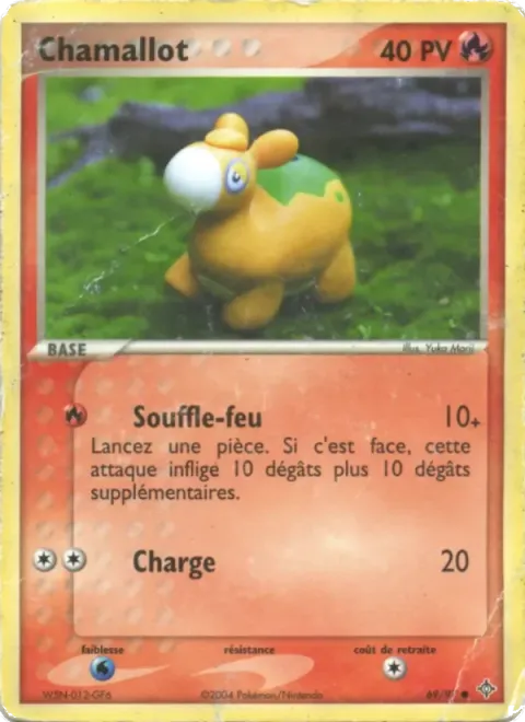 Carte Pokémon Chamallot 069/097, extension EX Dragon