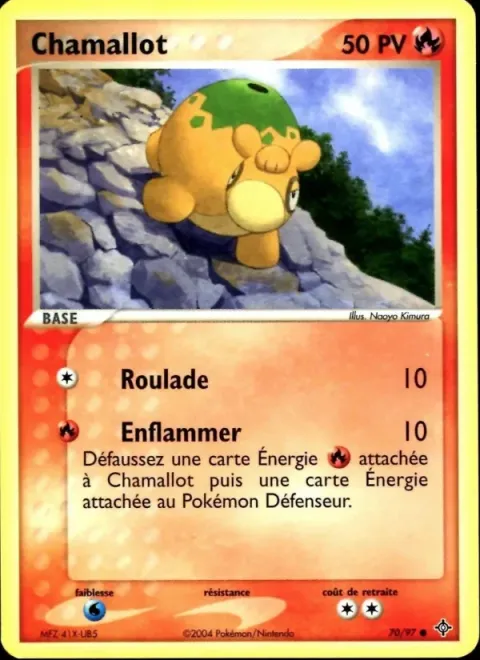 Carte Pokémon Chamallot 070/097, extension EX Dragon