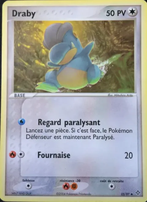 Carte Pokémon Draby 023/097, extension EX Dragon