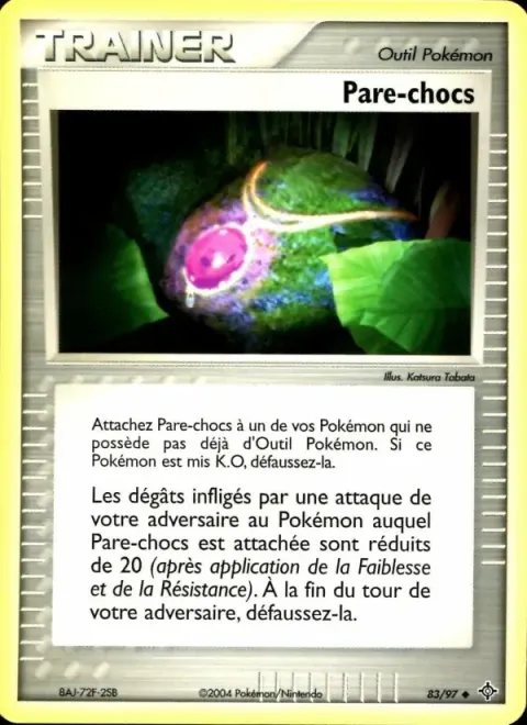 Carte Pokémon Pare-chocs 083/097, extension EX Dragon