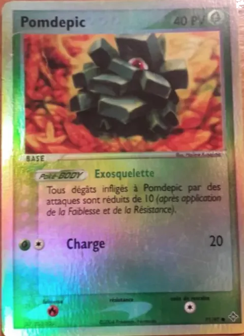 Carte Pokémon Pomdepic 071/097, extension EX Dragon