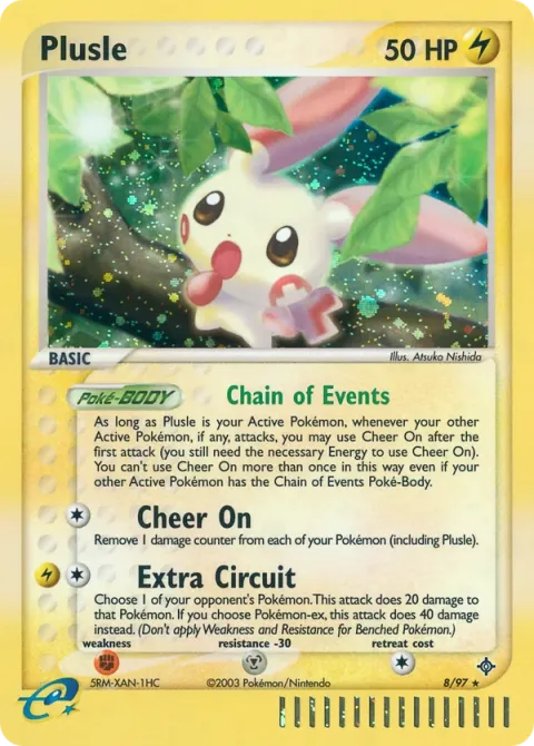 Carte Pokémon Posipi 008/097, extension EX Dragon