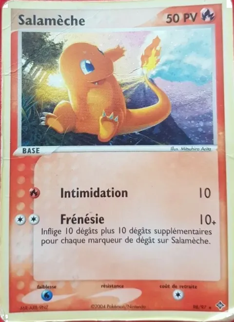 Carte Pokémon Salamèche 098/097, extension EX Dragon