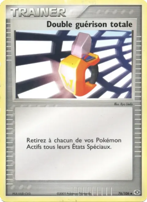 Carte Pokémon Double guérison totale 076/106, extension EX Émeraude