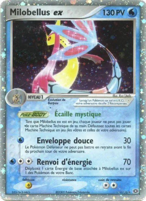 Carte Pokémon Milobellus ex 096/106, extension EX Émeraude