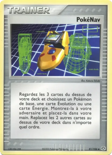 Carte Pokémon PokéNav 081/106, extension EX Émeraude