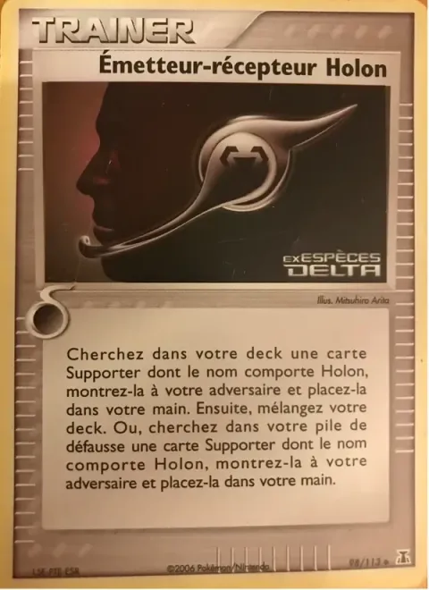 Carte Pokémon Émetteur-récepteur Holon 098/113, extension EX Espèces Delta