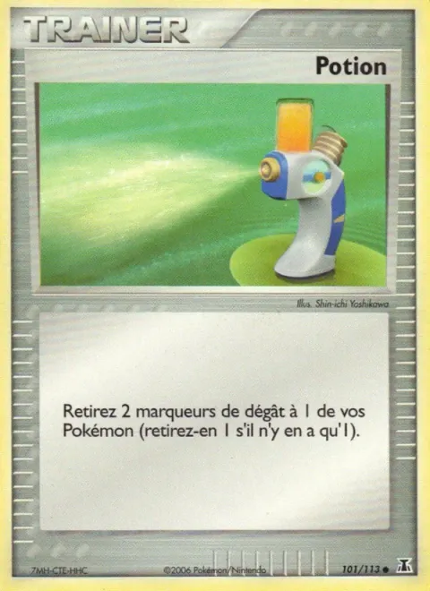 Carte Pokémon Potion 101/113, extension EX Espèces Delta