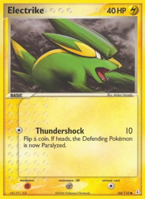 Carte Pokémon Dynavolt 064/110, extension EX Fantômes Holon
