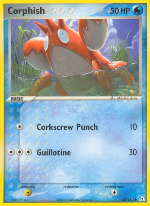 Carte Pokémon Ecrapince 062/110, extension EX Fantômes Holon