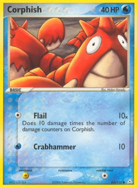 Carte Pokémon Ecrapince 063/110, extension EX Fantômes Holon