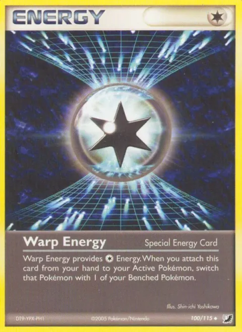 Carte Pokémon Énergie de distorsion 100/115, extension EX Forces Cachées