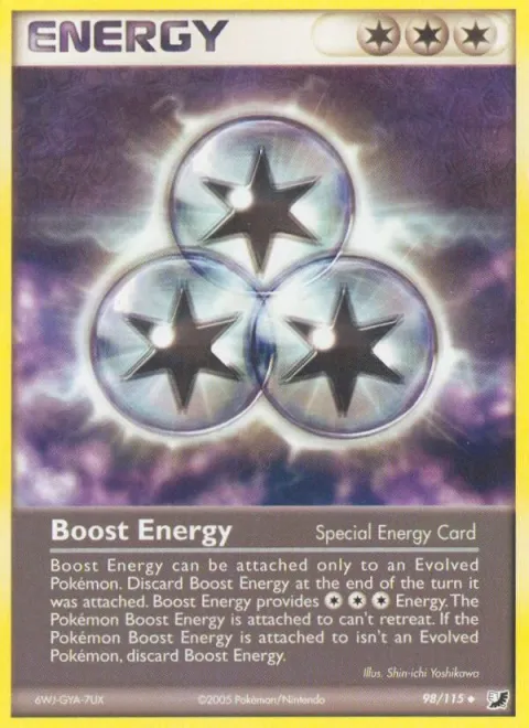 Carte Pokémon Énergie Super 098/115, extension EX Forces Cachées
