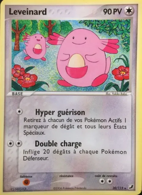 Carte Pokémon Leveinard 020/115, extension EX Forces Cachées