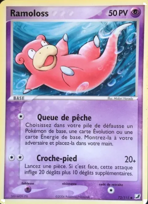 Carte Pokémon Ramoloss 072/115, extension EX Forces Cachées