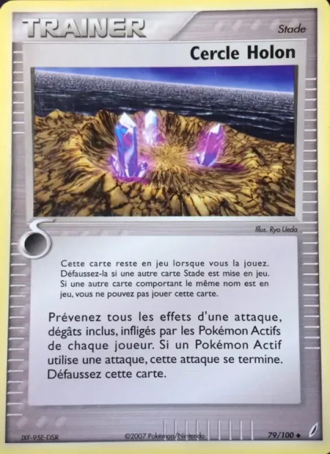 Carte Pokémon Cercle Holon 079/100, extension EX Gardiens de Cristal