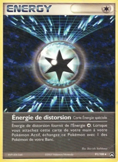 Carte Pokémon Énergie de distorsion 091/108, extension EX Gardiens du Pouvoir