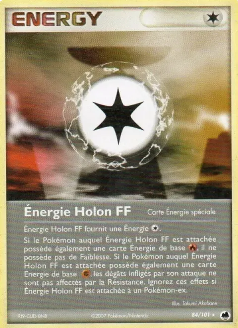 Carte Pokémon Énergie Holon FF 084/101, extension EX Île des Dragons