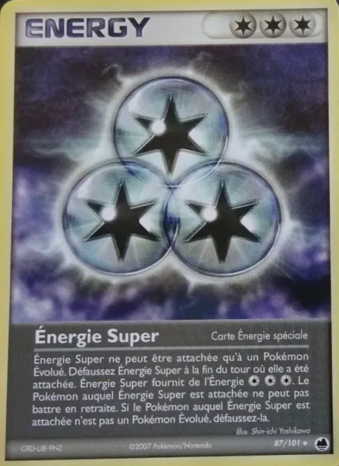 Carte Pokémon Énergie Super 087/101, extension EX Île des Dragons