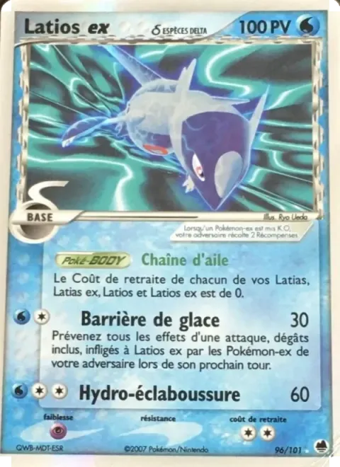 Carte Pokémon Latios ex δ 096/101, extension EX Île des Dragons