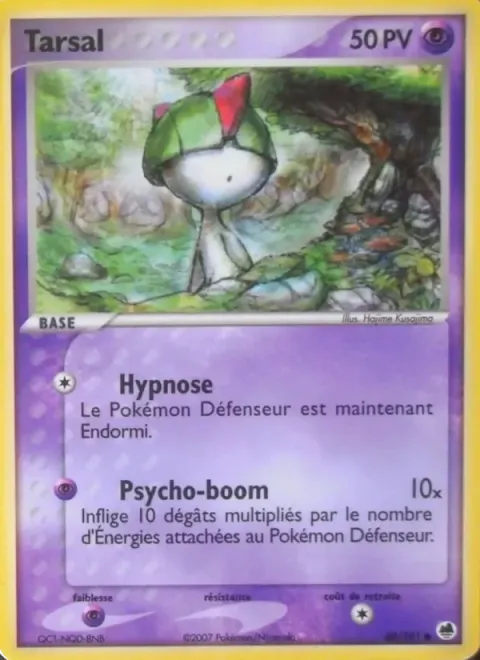 Carte Pokémon Tarsal 060/101, extension EX Île des Dragons
