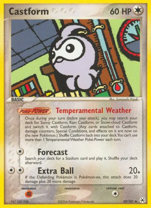 Carte Pokémon Morphéo 030/101, extension EX Légendes Oubliées