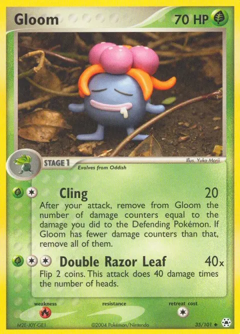 Carte Pokémon Ortide 035/101, extension EX Légendes Oubliées
