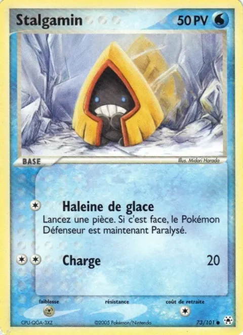 Carte Pokémon Stalgamin 073/101, extension EX Légendes Oubliées