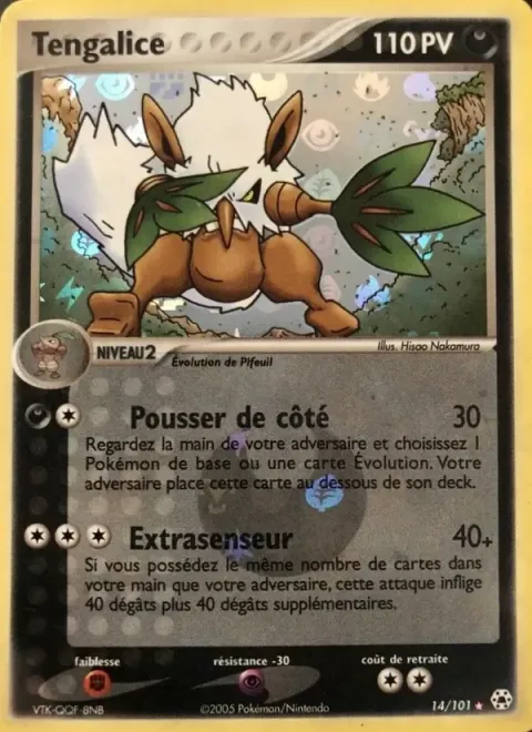 Carte Pokémon Tengalice 014/101, extension EX Légendes Oubliées