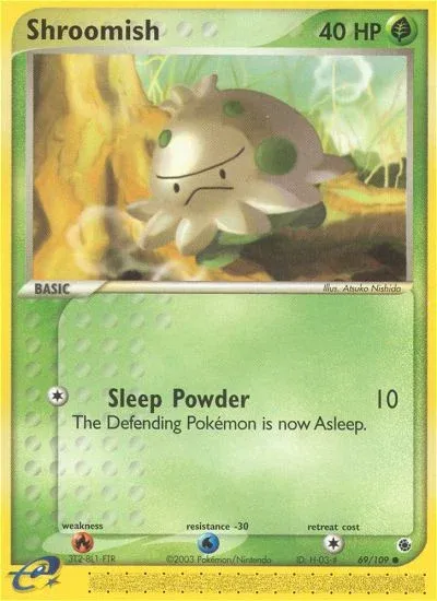 Carte Pokémon Balignon 069/109, extension EX Rubis & Saphir