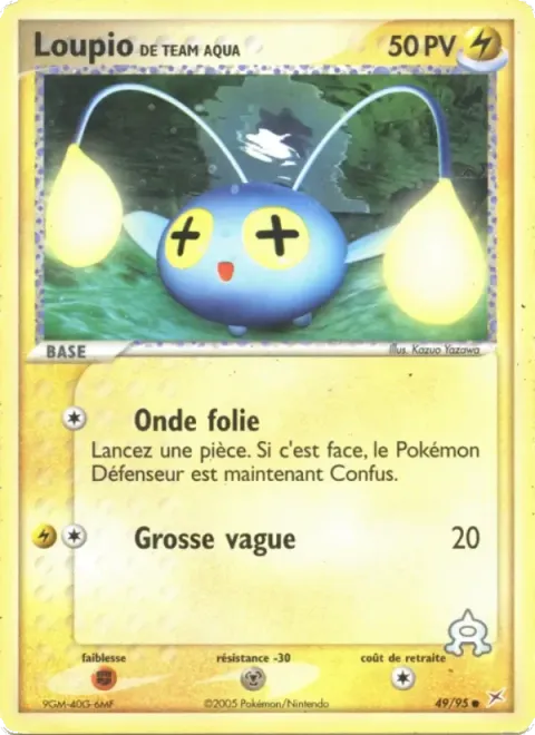 Carte Pokémon Loupio de Team Aqua 049/095, extension EX Team Magma vs Team Aqua