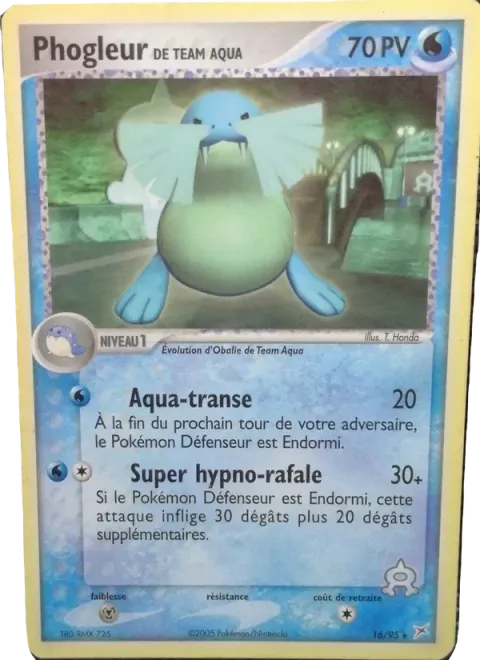 Carte Pokémon Phogleur de Team Aqua 016/095, extension EX Team Magma vs Team Aqua