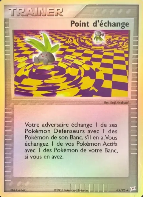 Carte Pokémon Point d’échange 085/095, extension EX Team Magma vs Team Aqua